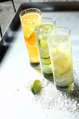 Three refreshing tangy citrus summer cocktails