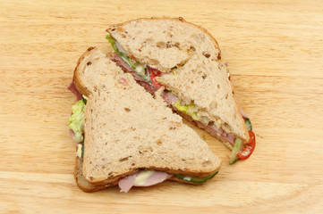 Ham salad sandwich