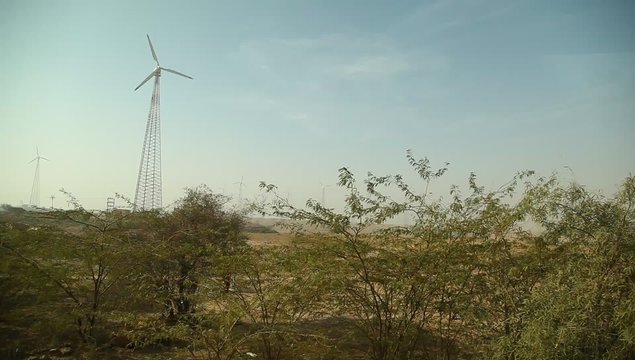 Desert Landscape in Rajasthan India