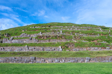Sacsayhuaman, Inca ruins in Cusco, Peru