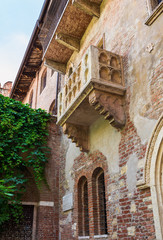 The Famous Balcony of Juliet Capulet Home in Verona, Italy