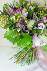 Spring boquet of flowers for present