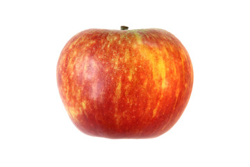 Juicy apple on isolated white background