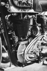 Obraz premium Silnik motocykla vintage