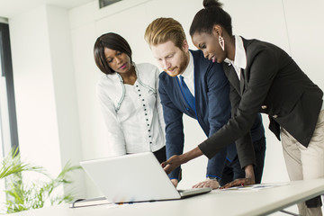 Young people in the office