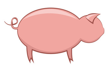 Pink pig