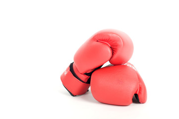 boxing gloves isolated on white