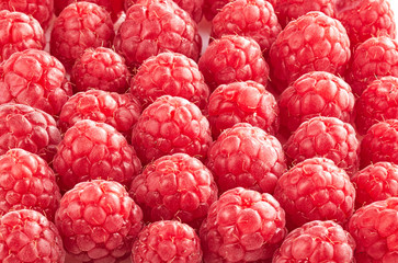 raspberries background