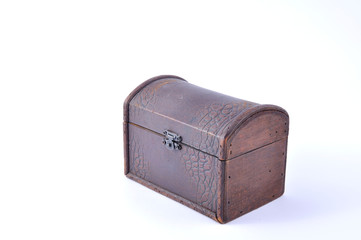 money in treasure box