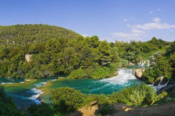 Waterfall KRKA in Croatia