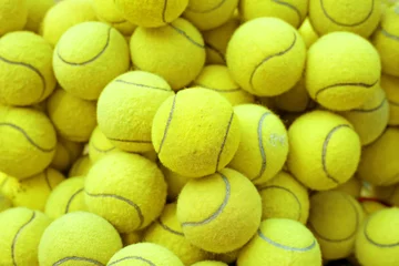 Deurstickers tennis ball © leisuretime70