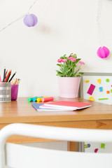 Desk in child's room