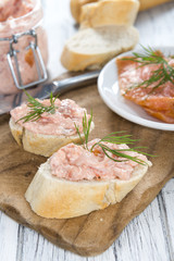 Fresh made Salmon Salad