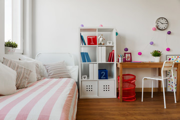 Child's room in pastel colors
