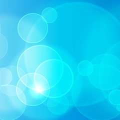 Hintergrund - Bokeh blau