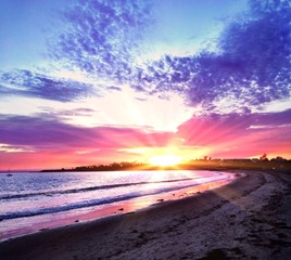 Awesome Sunset in Santa Barbara C