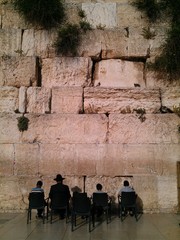 Gebet an der Klagemauer Jerusalem