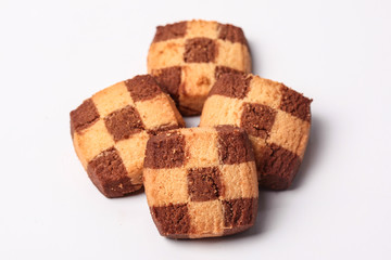 Creamy and chocolate cookies