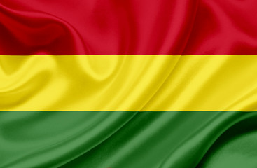 Obraz premium Bolivia waving flag