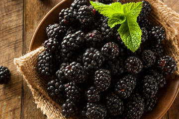 Fresh Raw Organic Blackberries