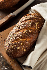 Organic Homemade Whole Wheat Bread
