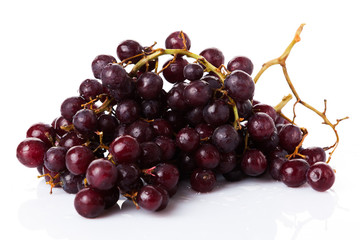 Bunch of red grapes