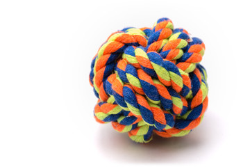 Colorful Dog Rope Ball Toy