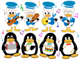 鴎とペンギンの演奏会