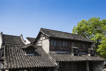 Fototapeta premium 桐乡县嘉兴市浙江省，乌镇西栅景区