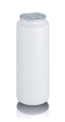 Aluminum white can