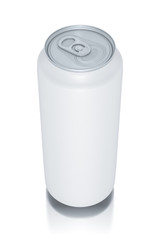 Aluminum white can