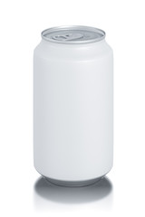 Aluminum white can
