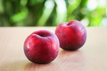 Victoria plum or red plum