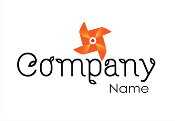 Obraz premium company vector logo design template