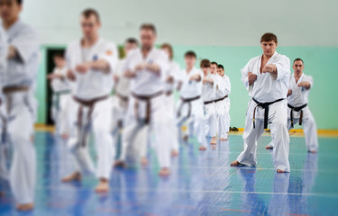 Lesson in karate school © Sergey Yarochkin