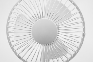 Close up an electric fan