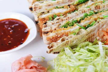 sandwiches with meat