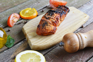 roasted fish