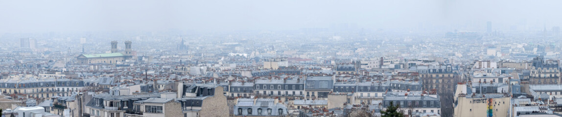 Over view panorama in Paris