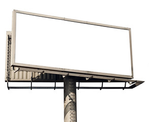 Blank billboard