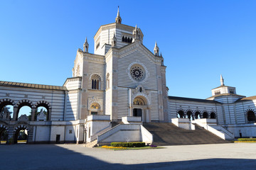 Fototapeta premium Chapel Famedio at Monumental cemetery in Milan