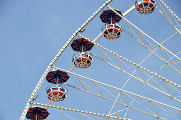 Gondeln am Blumenrad im Wiener Prater