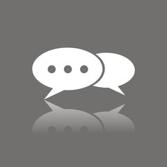 Icono chat FO reflejo