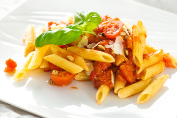 Pasta with tomato 