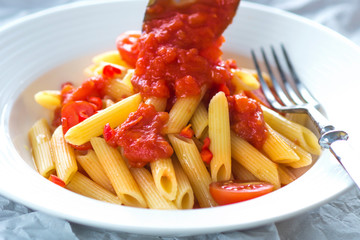 Pasta with tomato 