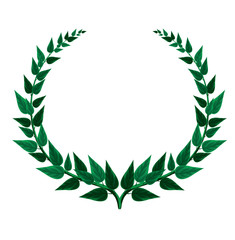 Green Laurel wreath