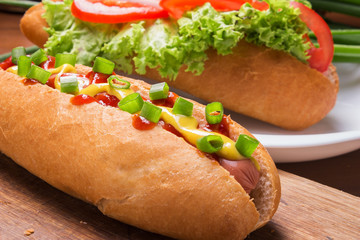 Delicious hot dog for the whole family 