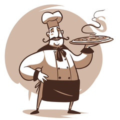cartoon cook character