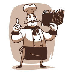 cartoon cook character