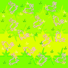 Background rabbit